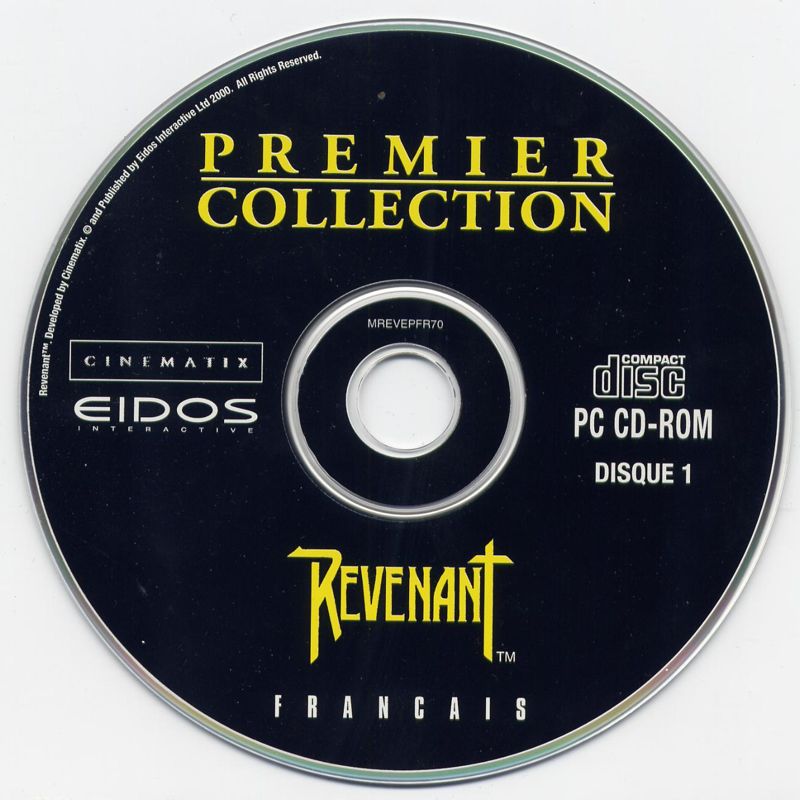 Media for Revenant (Windows) (Eidos Premier Collection release): Disc 1/2