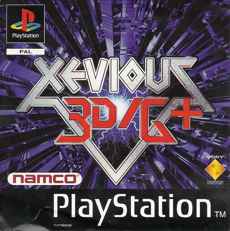 Front Cover for Xevious 3D/G+ (PlayStation)