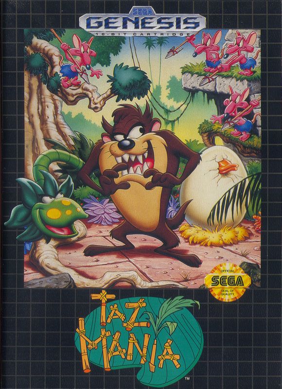 Front Cover for Taz-Mania (Genesis)