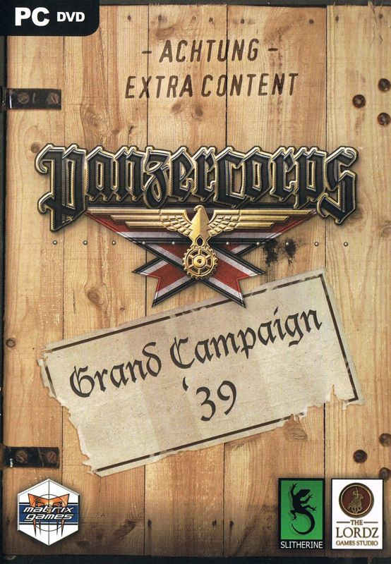 Front Cover for Panzer Corps: Grand Campaign '39 (Windows)