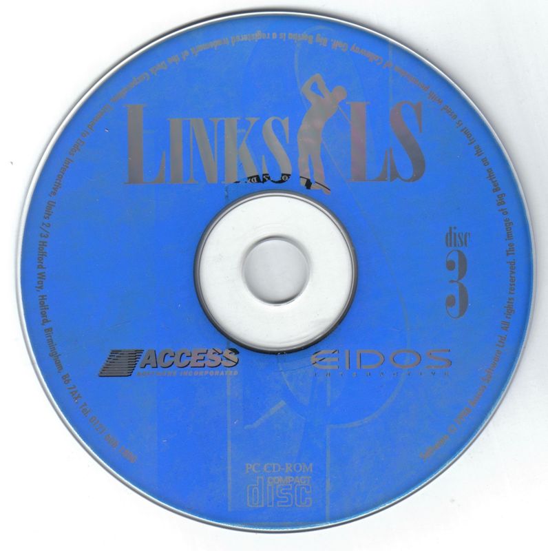 Media for Links LS: Legends in Sports '97 (Limited Edition) (DOS): Disc 3
