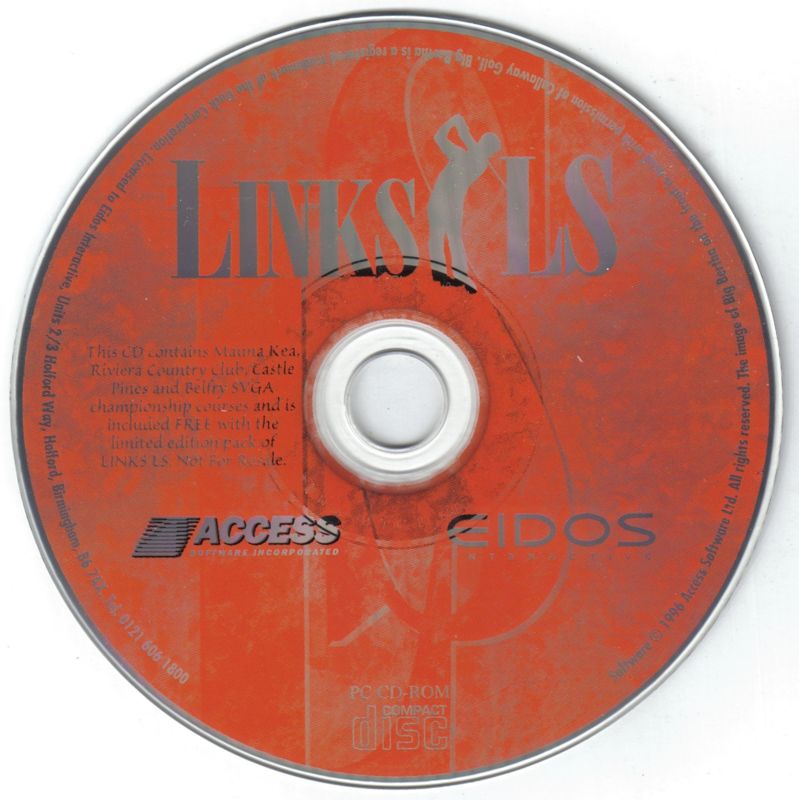 Media for Links LS: Legends in Sports '97 (Limited Edition) (DOS): Bonus Disc