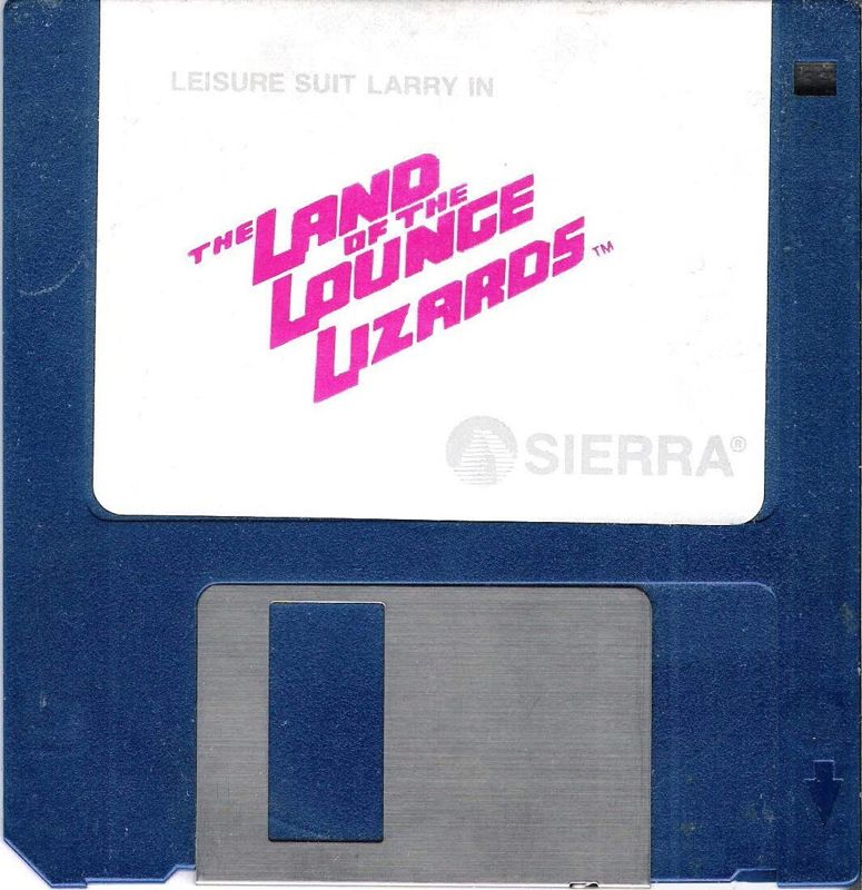Media for Leisure Suit Larry in the Land of the Lounge Lizards (DOS) (Dual Media Release (alternate disk labels)): 3.5" Disk (1/1)