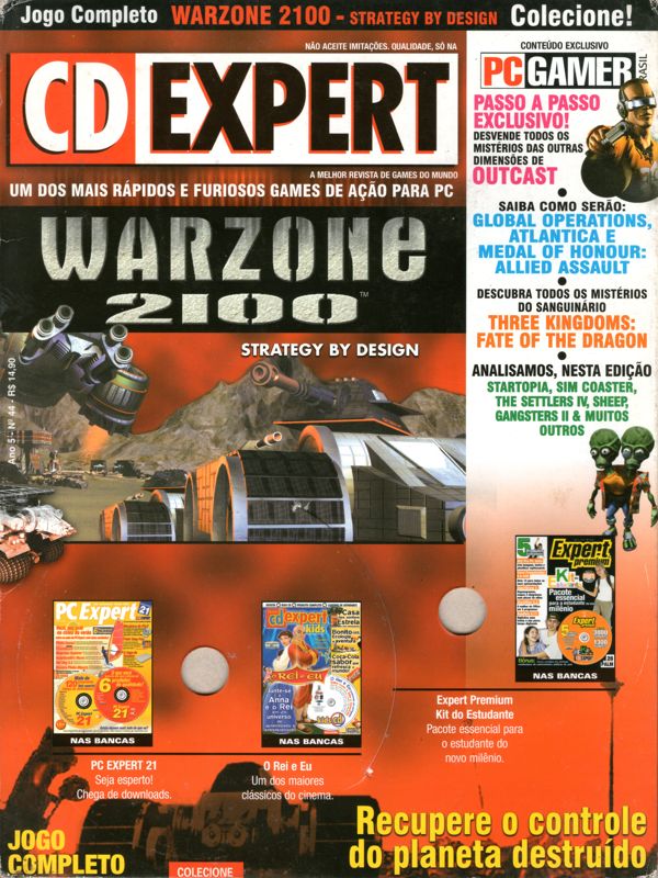 Front Cover for Warzone 2100 (Windows) (CD Expert covermount)