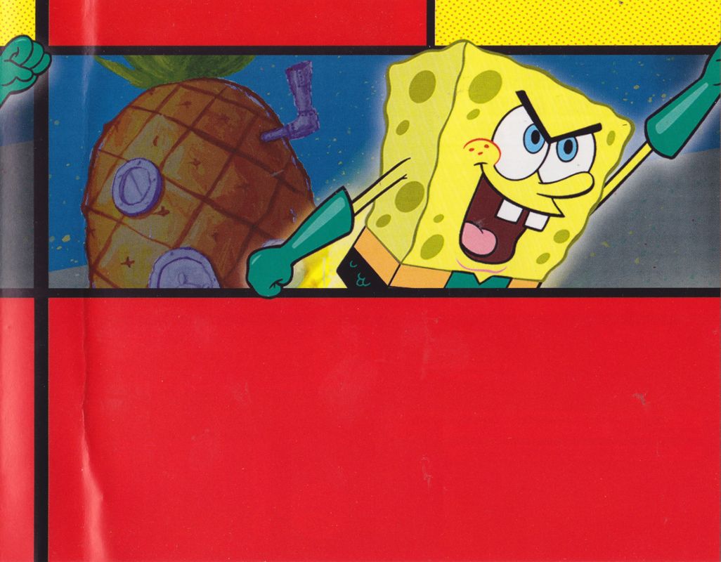 Inside Cover for SpongeBob SquarePants: The Yellow Avenger (Nintendo DS): Right
