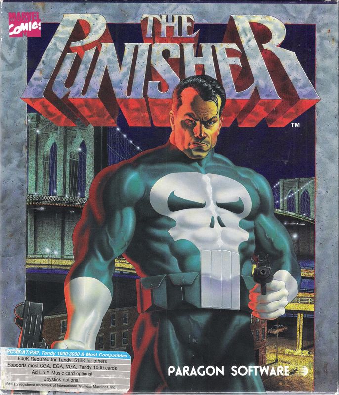 Front Cover for The Punisher (DOS) (5.25" Release)