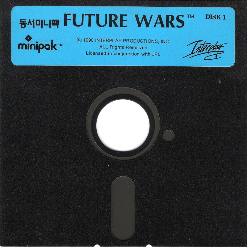 Media for Future Wars: Adventures in Time (DOS) (5.25" Release (Distributed by Dongseo Game Channel of Korea)): Disk (1/3)