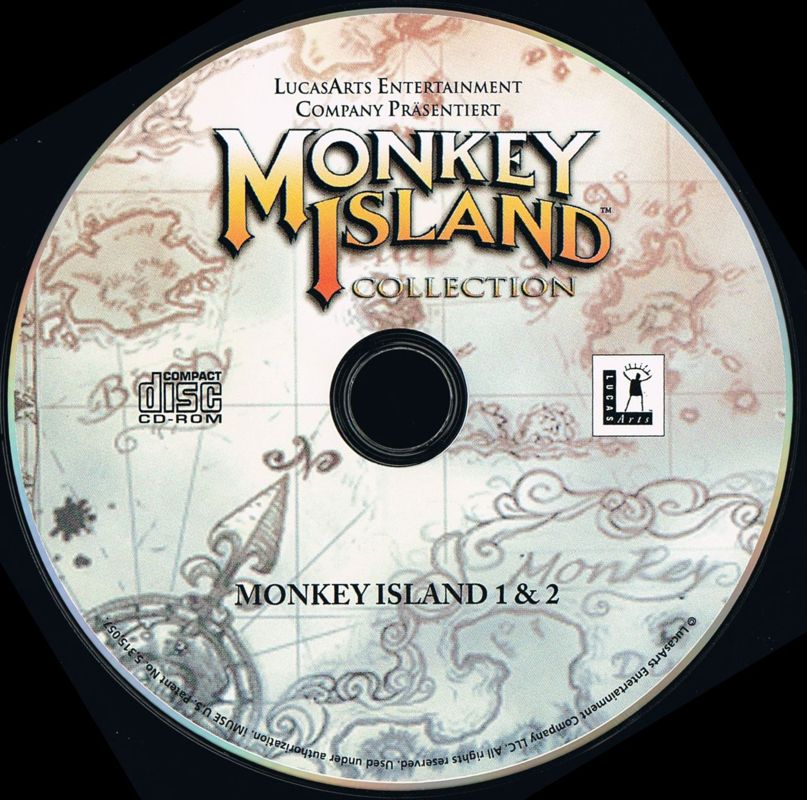 Media for The Curse of Monkey Island (Windows): Monkey Island 1 & 2