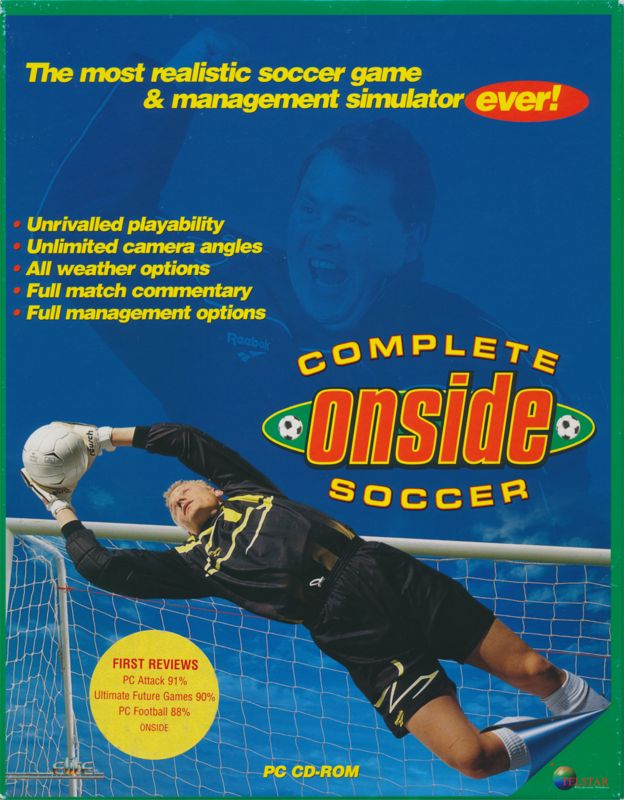 Front Cover for ONSIDE Complete Soccer (DOS)