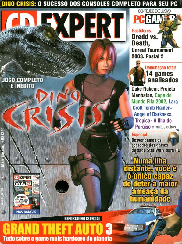 Front Cover for Dino Crisis (Windows) (CD Expert year 6 - number 5 covermount)