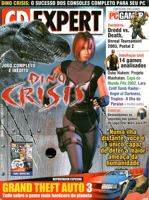 Quais são algumas curiosidades sobre o clássico jogo Dino Crisis