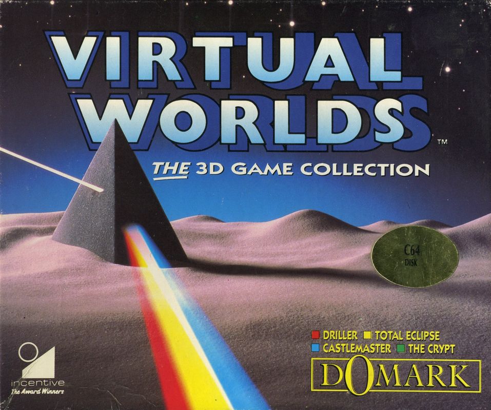 Front Cover for Virtual Worlds: The 3D Game Collection (Commodore 64) (5.25" Disk release)