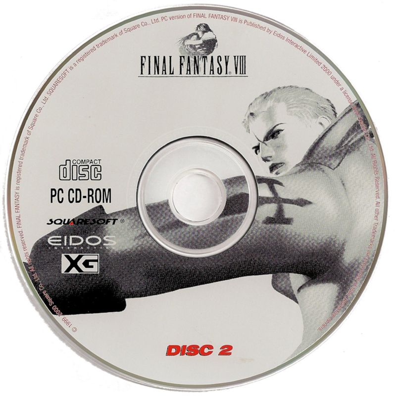 Media for Final Fantasy VIII (Windows): Disc 2