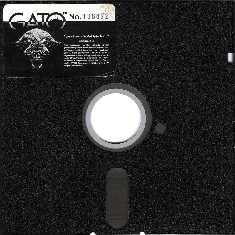 Media for GATO (DOS) (Original Release)