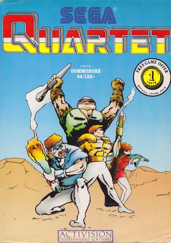 Front Cover for Quartet (Commodore 64) (5.25" Disk release)