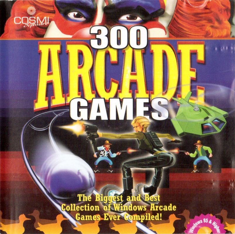 300 Arcade Games PC CD Rom Game Tested Works