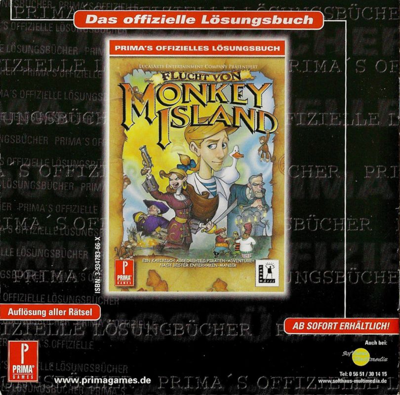Manual for Escape from Monkey Island (Windows): Back
