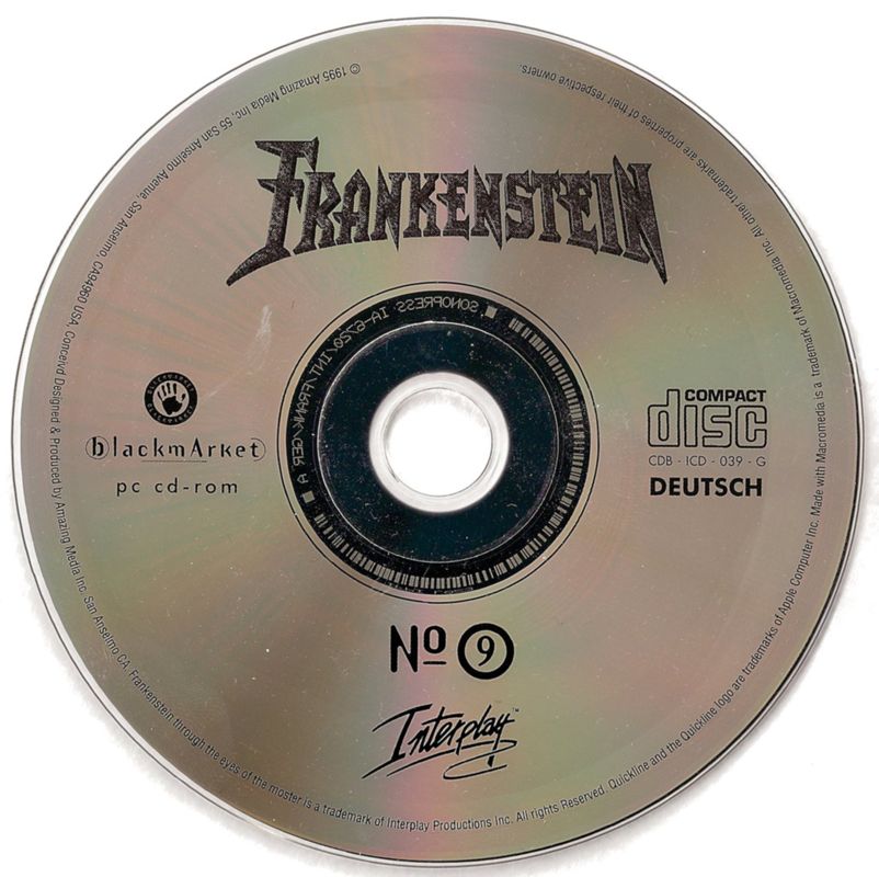 Media for Frankenstein: Through the Eyes of the Monster (Windows 16-bit) (blackmArket release)