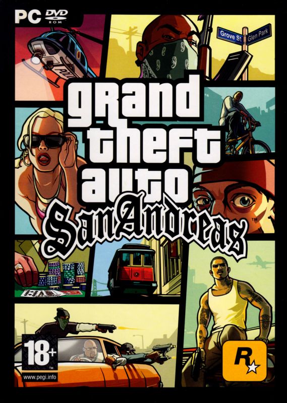 Grand Theft Auto: San Andreas cover or packaging material - MobyGames