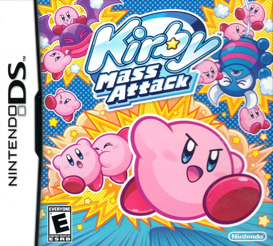 Front Cover for Kirby: Mass Attack (Nintendo DS)
