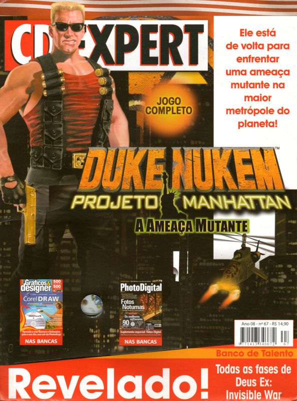 Front Cover for Duke Nukem: Manhattan Project (Windows) (CD Expert covermount)