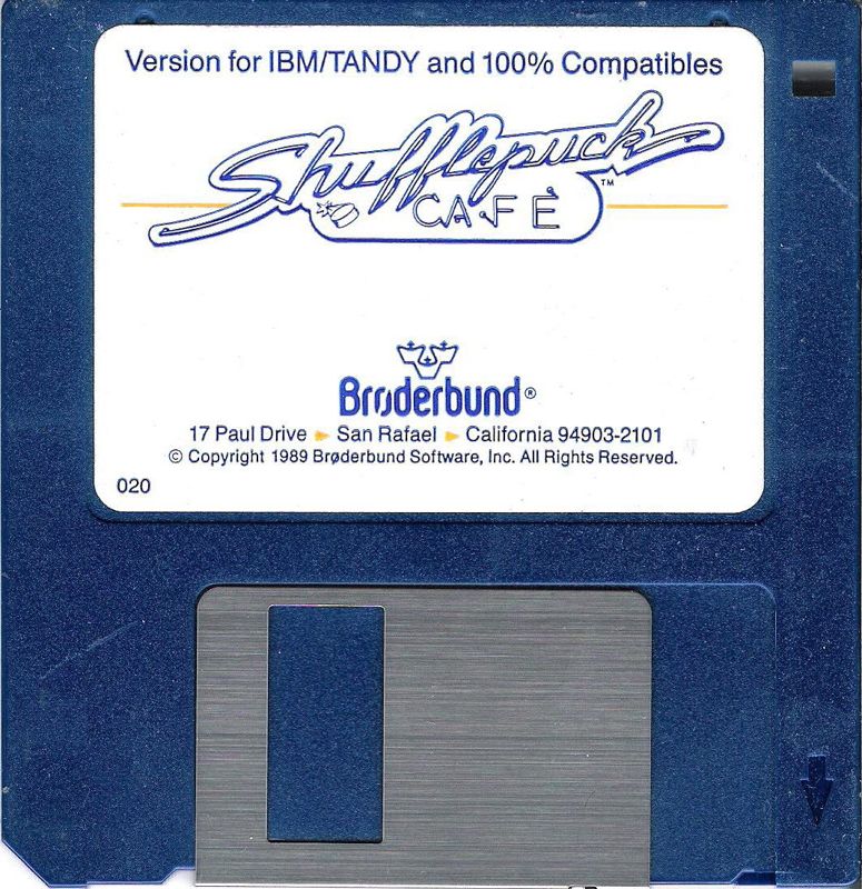 Media for Shufflepuck Cafe (DOS) (Dual Media Release): 3.5" Disk