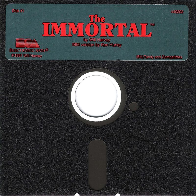 Media for The Immortal (DOS) (5.25" Release): Disk 1/2