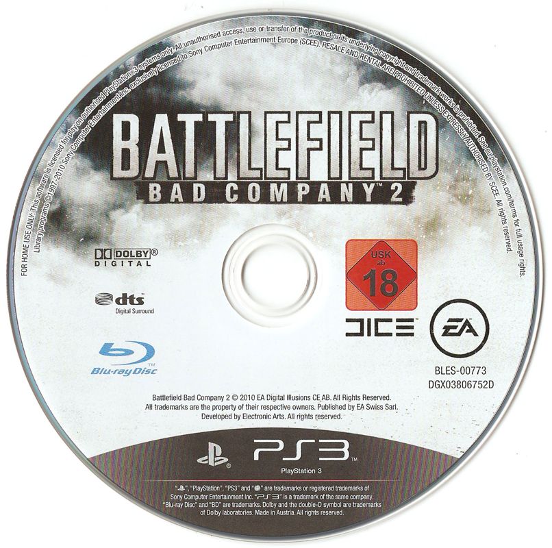 Media for Battlefield: Bad Company 2 (PlayStation 3)