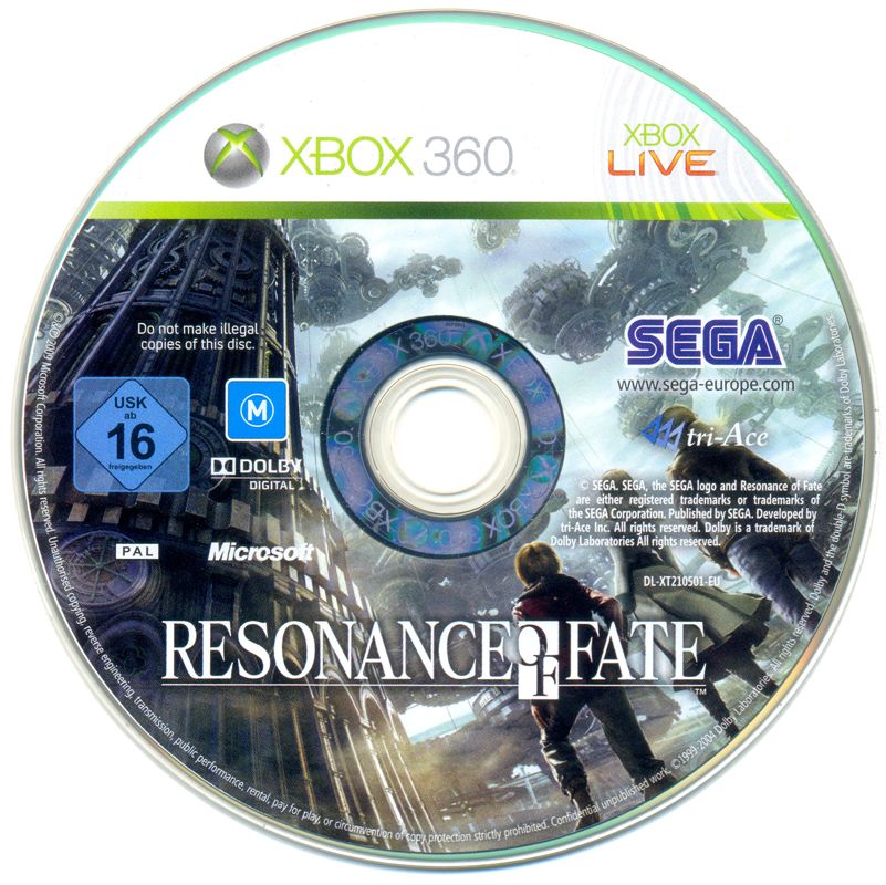 Media for Resonance of Fate (Xbox 360)