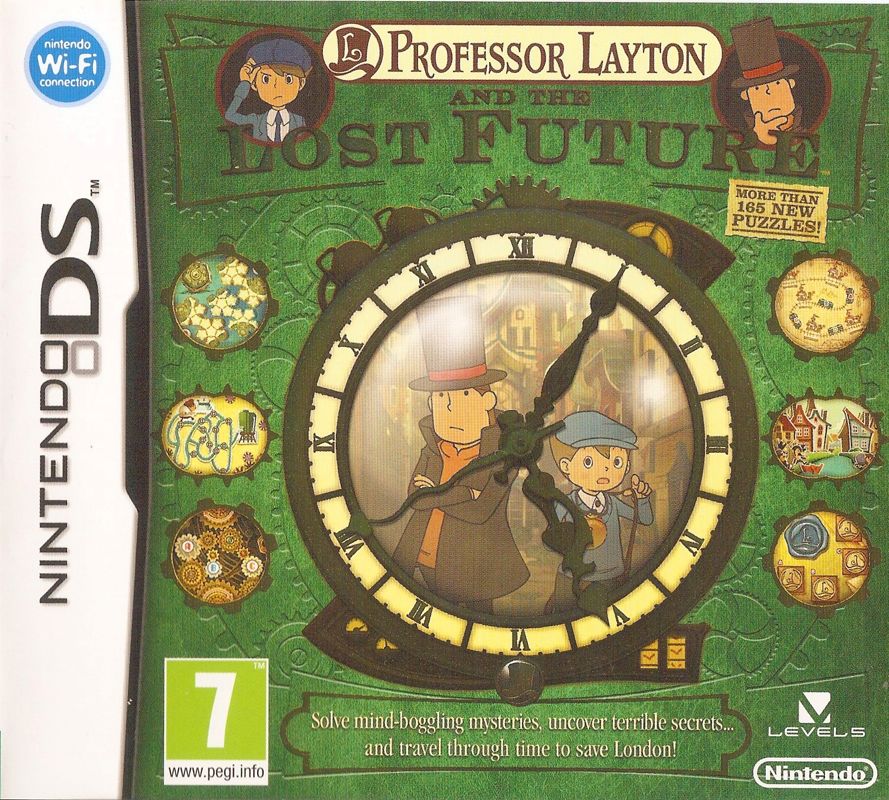 Front Cover for Professor Layton and the Unwound Future (Nintendo DS)