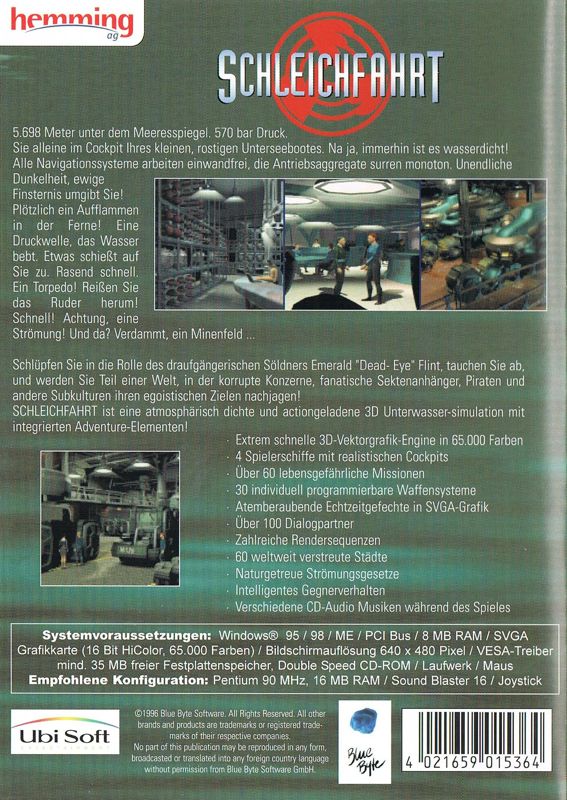Back Cover for Archimedean Dynasty (DOS) (Hemming AG release)