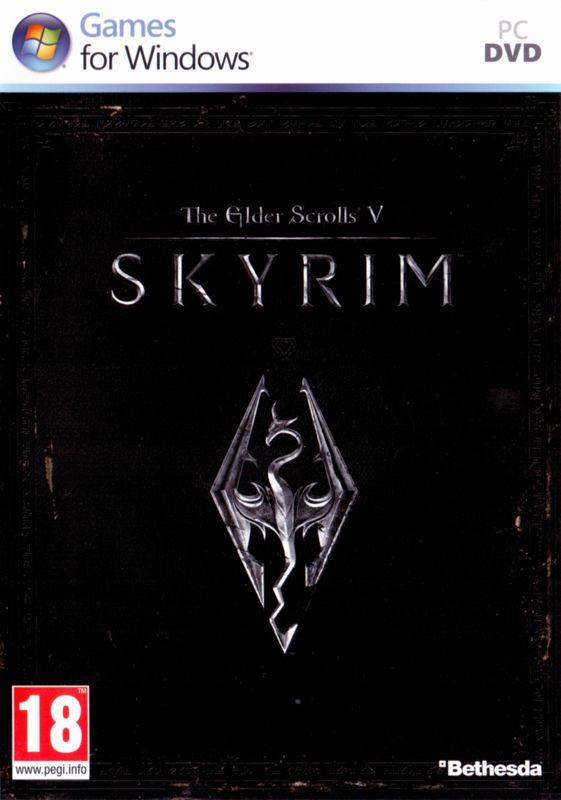 Front Cover for The Elder Scrolls V: Skyrim (Windows) (European English release)