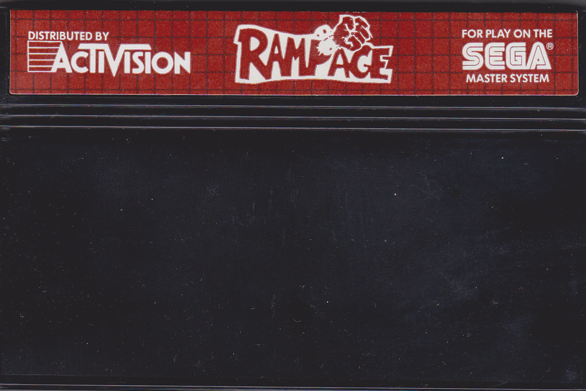Media for Rampage (SEGA Master System)