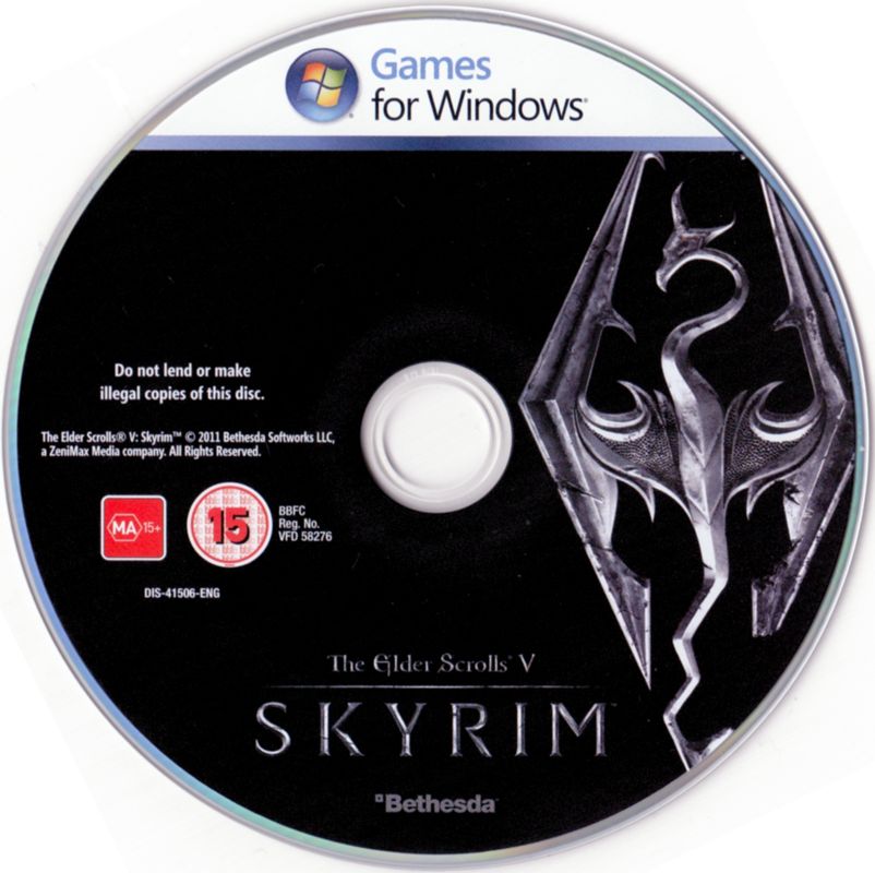 Media for The Elder Scrolls V: Skyrim (Windows) (European English release)