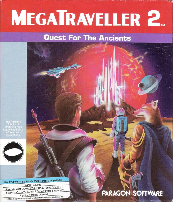 Front Cover for MegaTraveller 2: Quest for the Ancients (DOS)