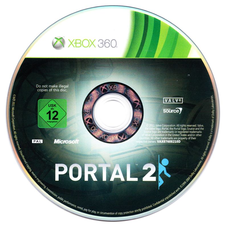 Media for Portal 2 (Xbox 360)