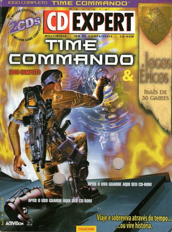 Front Cover for Time Commando (DOS and Windows) (CD Expert N° 15 covermount)
