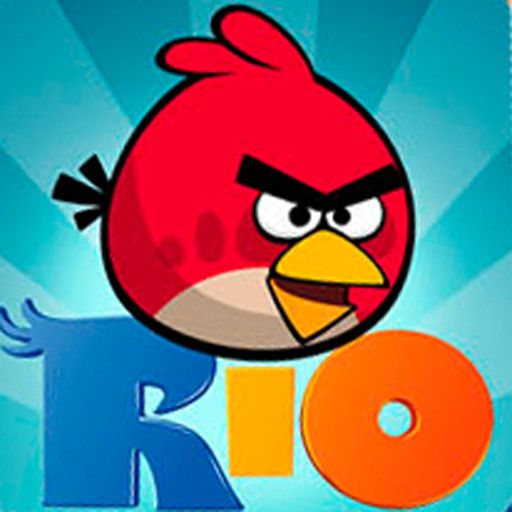Front Cover for Angry Birds: Rio (iPhone)