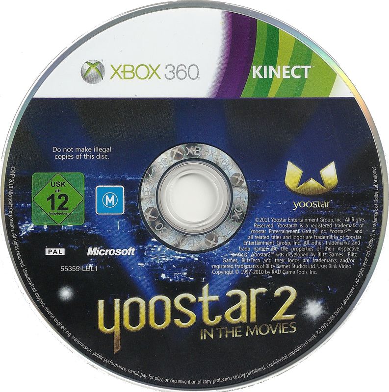 Media for Yoostar 2: In the Movies (Xbox 360)