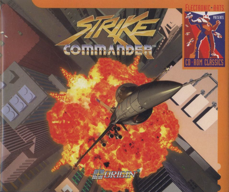 Front Cover for Strike Commander: CD-ROM Edition (DOS) (EA Classics release)