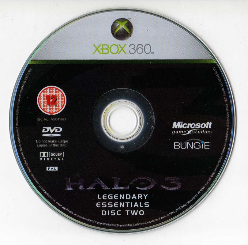 Other for Halo 3 (Legendary Edition) (Xbox 360): Halo 3 Essentials - disc 2/2