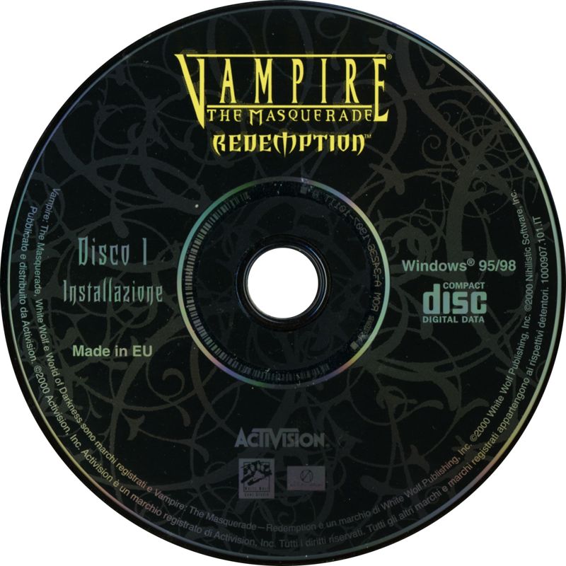 Media for Vampire: The Masquerade - Redemption (Windows): Disc 1/2