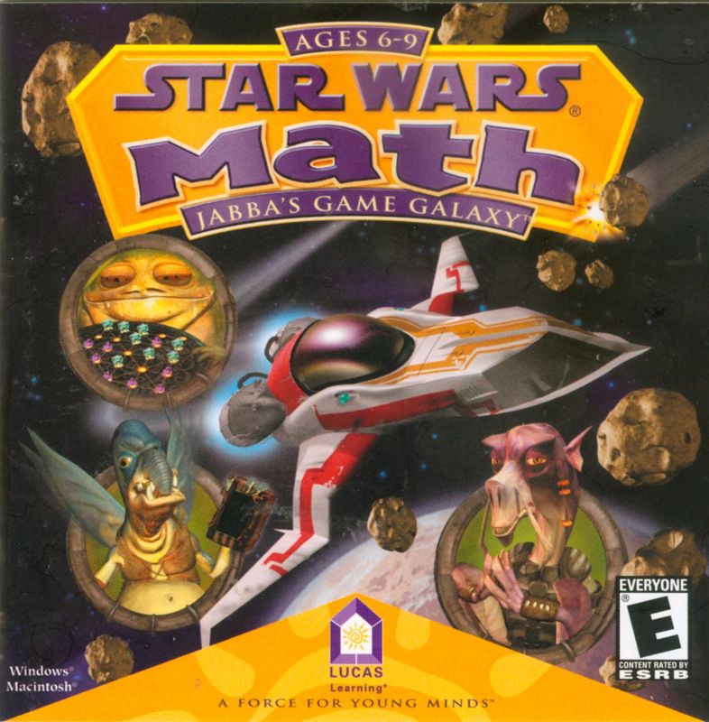 Front Cover for Star Wars: Math - Jabba's Game Galaxy (Macintosh and Windows)