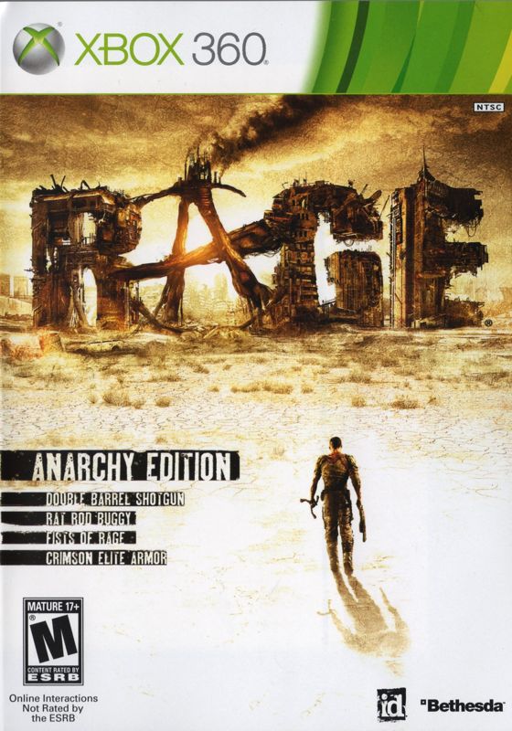 Front Cover for Rage (Anarchy Edition) (Xbox 360)