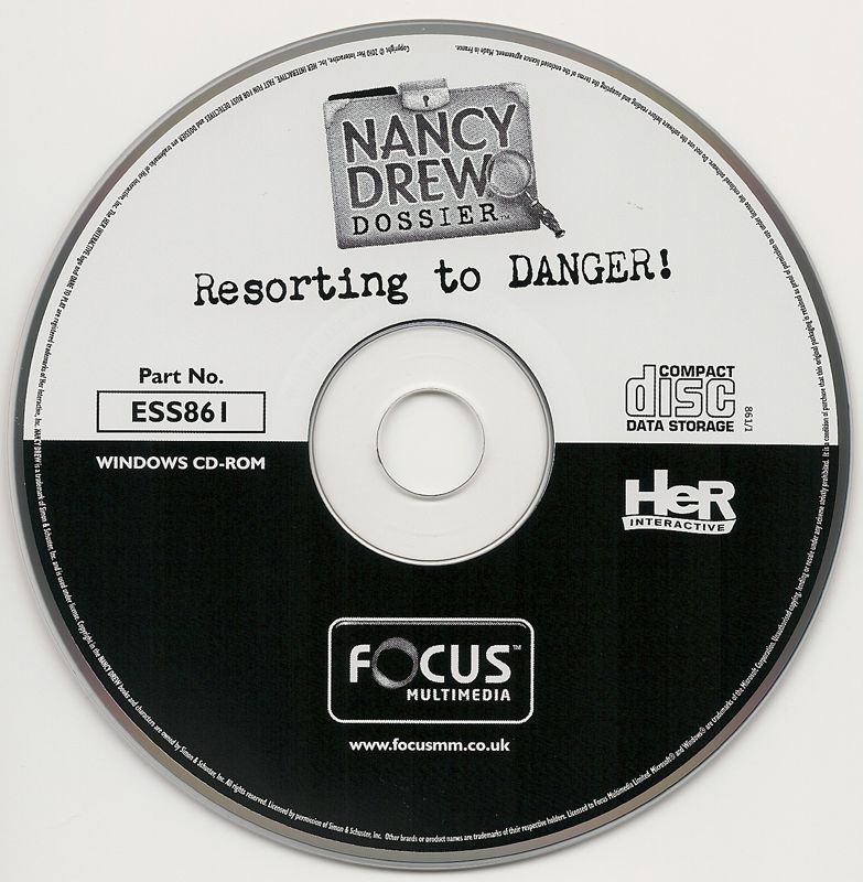 Media for Nancy Drew Dossier: Resorting to Danger! (Windows)