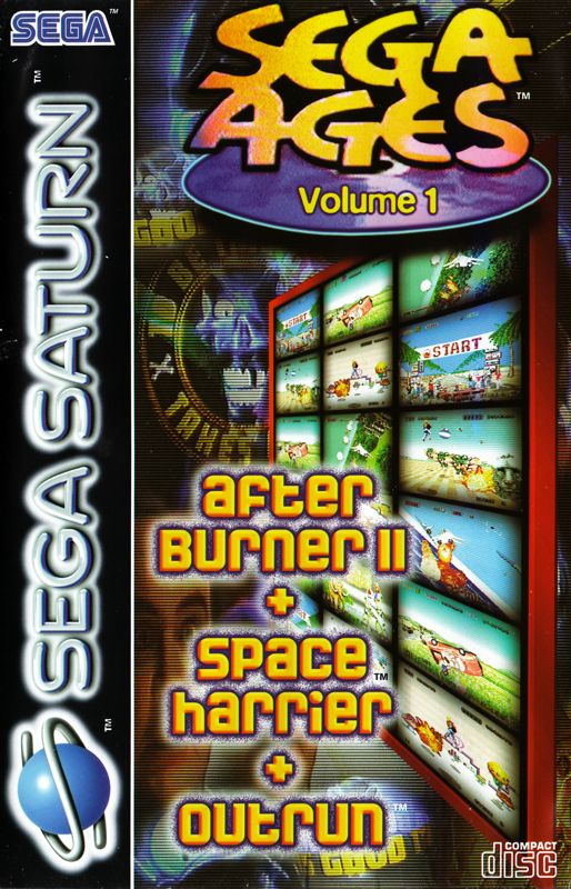 Front Cover for Sega Ages: Volume 1 (SEGA Saturn)