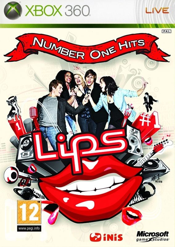 Front Cover for Lips: Number One Hits (Xbox 360)