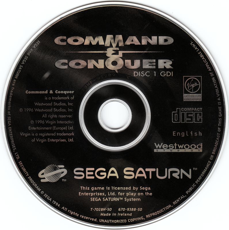 Media for Command & Conquer (SEGA Saturn)