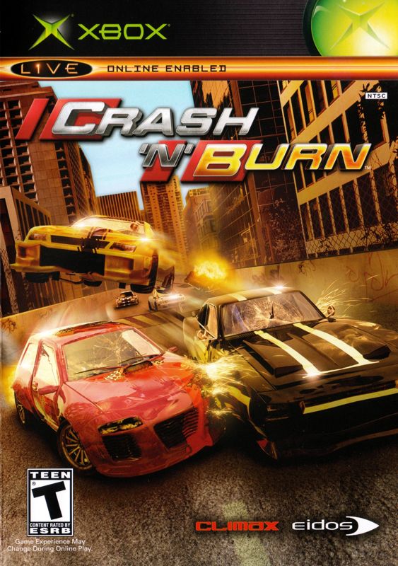 Front Cover for Crash 'N' Burn (Xbox)