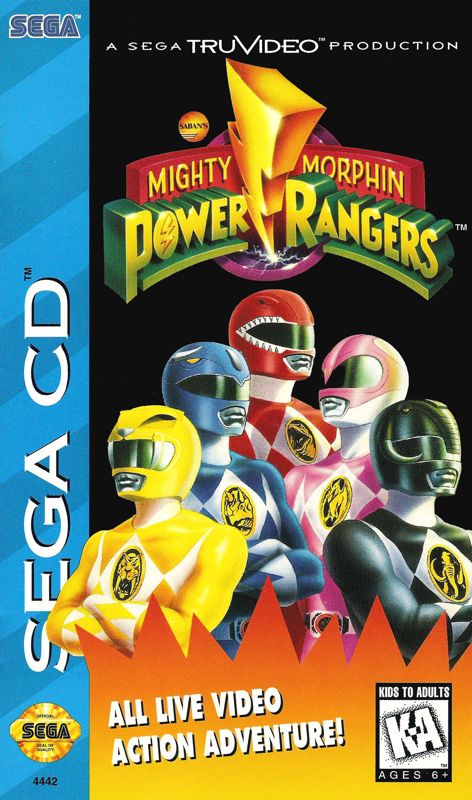 Front Cover for Mighty Morphin Power Rangers (SEGA CD)